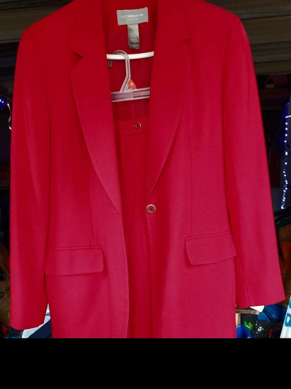 Liz Claiborne Crimson Red Suit